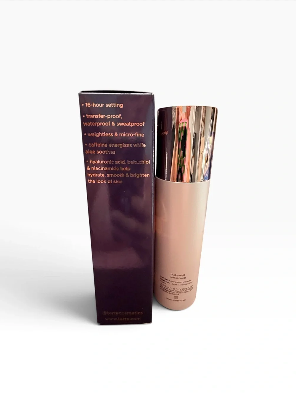 Tarte Life Lock Hydrating Setting Spray – 3.38 fl oz / 100 mL NIB